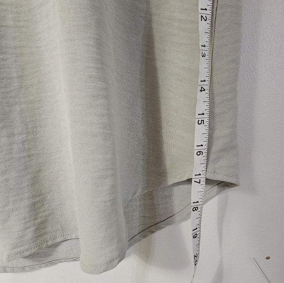 Zenana Light Green V Neck Tank Top! - Picture 5 of 5